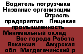 Водитель погрузчика › Название организации ­ Fusion Service › Отрасль предприятия ­ Пищевая промышленность › Минимальный оклад ­ 21 000 - Все города Работа » Вакансии   . Амурская обл.,Магдагачинский р-н